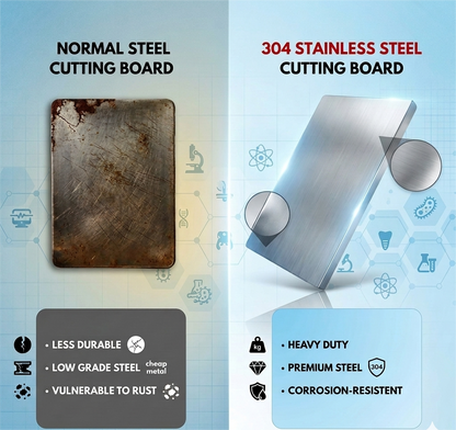 Stainless Steel Counter Top Chopping Board