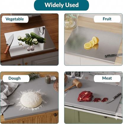 Stainless Steel Counter Top Chopping Board
