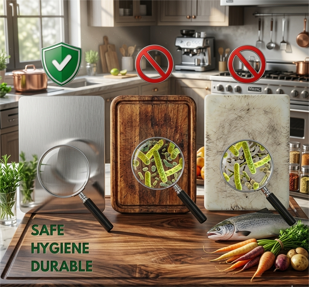 Stainless Steel Counter Top Chopping Board