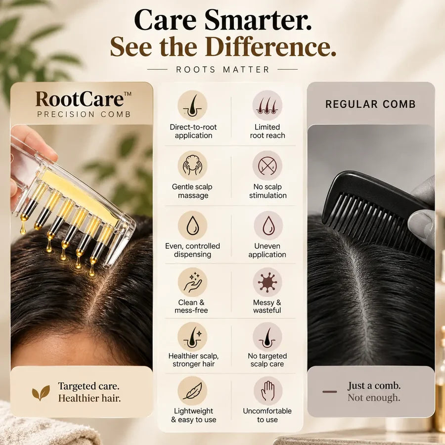 2-in-1 Scalp Oil Applicator & Massage Comb 💆