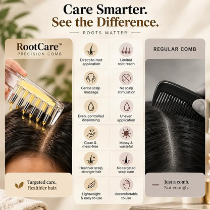 2-in-1 Scalp Oil Applicator & Massage Comb 💆