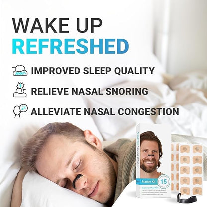 Nasal Strip Kit - Boost Oxygen Intake Reduce Snoring